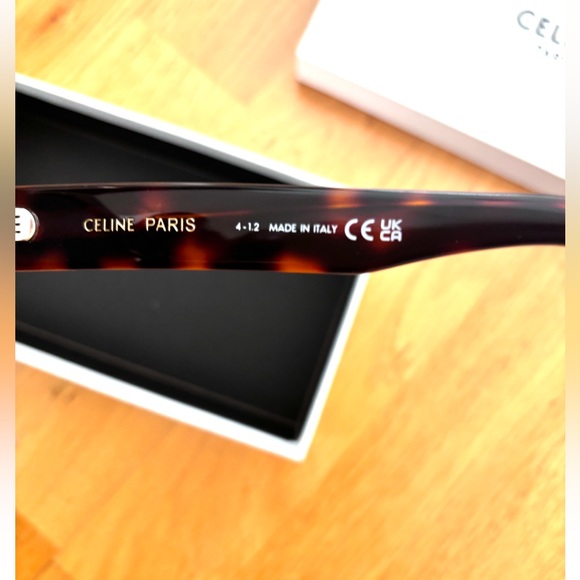Celine Triomphe Oval Sunglasses In Acetate - NIB - Picture 12 of 13